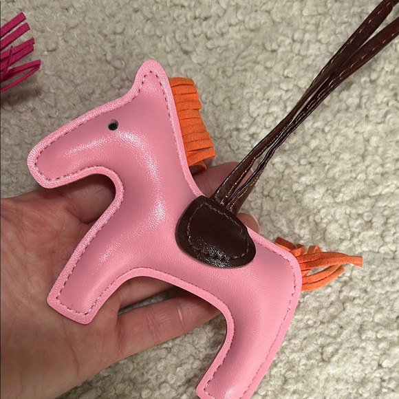 Pink and Gray Horse Bag Charms - Picture 8 of 9